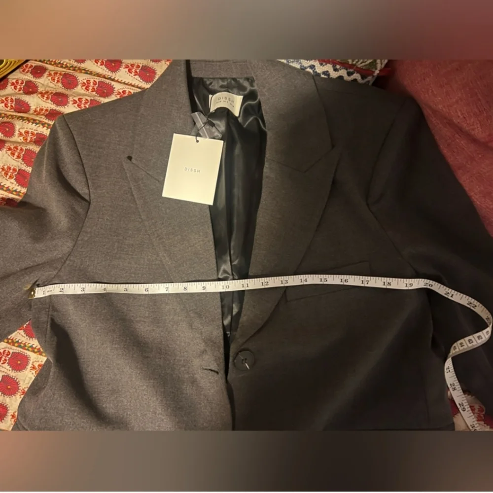 Dissh Harley Charcoal Boyfriend Blazer - Picture 5 of 6